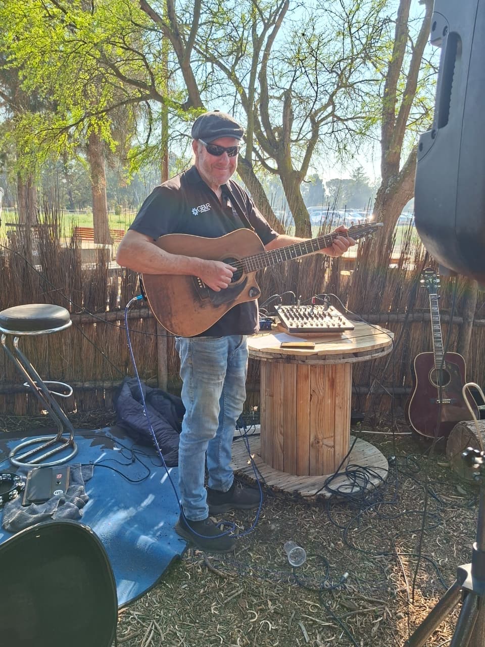 Man singing